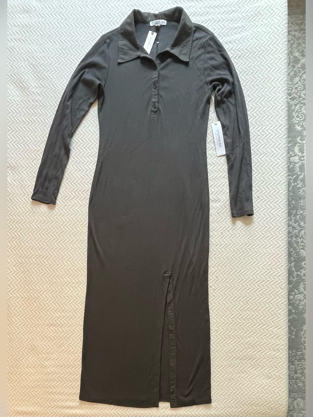 Anthropologie Stateside Ribbed Polo Dress